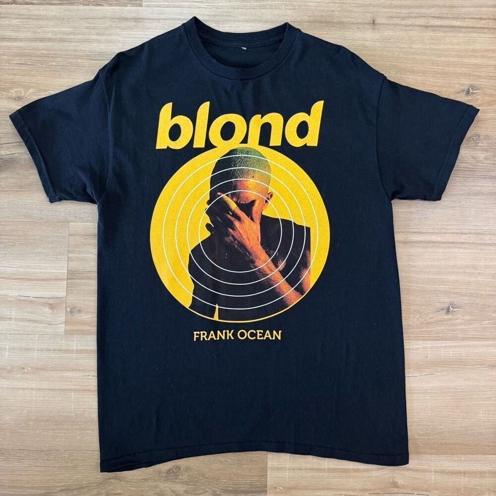 Frank Ocean Blond Men’s Small Black T Shirt R&B Album Cover Official Merch